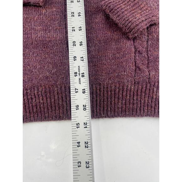 Vintage Personal Sweater Womens Small Burgundy Plum Y2K Grannycore Cabincore - Picture 4 of 7